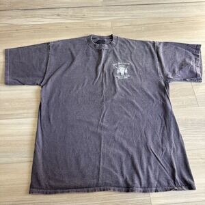 Vintage‎ Bike Week 2000 Native American Bull Buffalo Skull Shirt Mens L USA Made